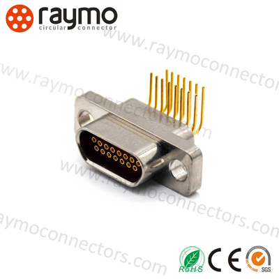 J30j Series Rectangular Electrical Connectors with 9 Contacts D-SUB Micro-D Connectors and Durable
