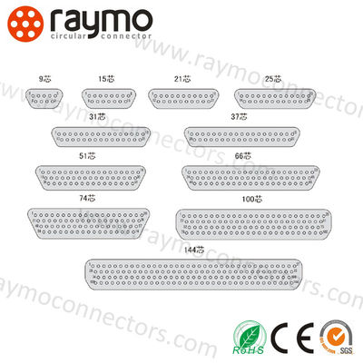 replacement J30J-9TJL J30J Female Connector 2.54mm Pitch with Custom Wire Length