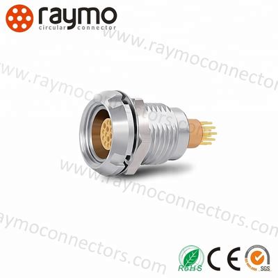 FGG EGG 00B Push Pull Connector Male 2 3 4 Pin Brass Chrome