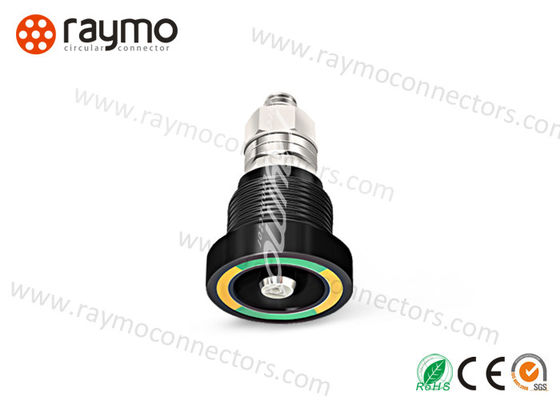 Nickel Plated Waterproof Power Connector , Medical Grade Connectors POM Insulator