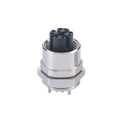 Platten-Berg-Verbindungsstück-kreisförmiges wasserdichtes Sensor-Miniaturverbindungsstück IP67 M12