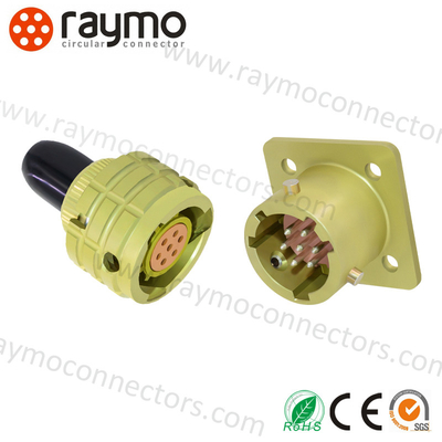ОНЦ-БС-1(2) Serie Stecker Schal Größe 10 4 Pin weibliche Steckdose mit Heckanschluss (optional) -ОНЦ-БС-1-4/10-P12-1-B