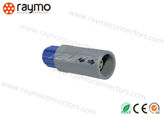EKG-Monitor Rundkunststoff-Steckverbinder Push-Pull-Verriegelung Typ Tafelmontage