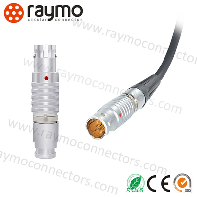 Asphaltieren Sie Kontakte EMC abgeschirmtes LEMO FGG0B304 Druck/Zug-Kabel Verbindungsstück-FGG 4