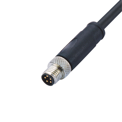 3 Kabel-Verbindungsstück des Stiftminiaturrundsteckverbinder-Einschraubgewinde-M8