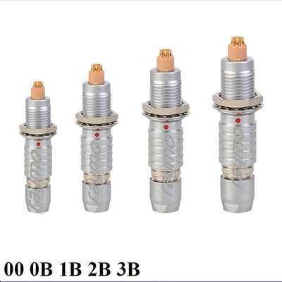 IP50 Chrome überzog push-pull-Steckverbinder FGG.0B.302.CLAD52 für Kamera